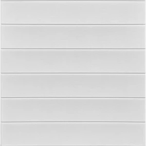 70X35 cm Beyaz Lambiri 3D Kendinden Yapışkanlı Duvar Kağıdı Duvar Paneli