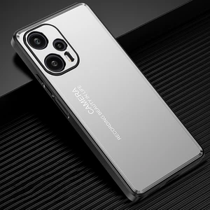 Xiaomi Poco F5 Için Buzlu Metal Kılıf (Yurt Dışından)