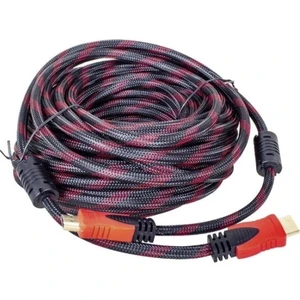 TR-0615 15 Metre Örgülü Altın Uçlu HDMI Kablo