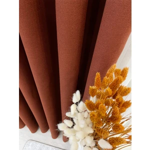 1/3 Sık Pile Keten Görünümlü Blackout Karartma Fon Perde