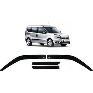 Fiat Doblo Iı-Iıı 2010-2021 4'lü Mügen Model Transparan Cam Rüzgarlığı Kuzgun