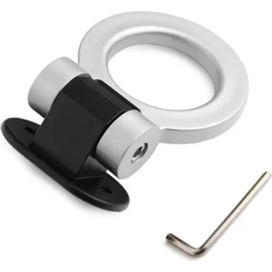 Araç Çeki Demiri Aparatı Emitasyon Plastik Yapıştırma Çeki Demiri Süsü Gri Renk 1 Adet - Caraks