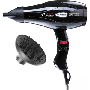 V5 Silex5000 2500 W Profesyonel Saç Kurutma ve Fön Makinesi Siyah Vigolu