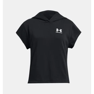 Under Armour Kız Çocuk UA Rival Terry Kısa Kollu Kapüşonlu Üst 1382688-001