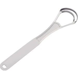 Mingming Shop No.3 Tarzı 1 Adet Paslanmaz Çelik Dil Kazıyıcı Temizleyici Metal Sargılar Yeniden Kullanılabilir ve Çevre Dostu Dil Fırçası Taze Nefes Kazıyıcı (Yurt Dışından)