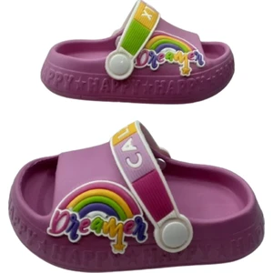 Çocuk Kaymaz Taban Yazlık Havuz Deniz Bahçe Günlük Sandalet Terlik CALX85412