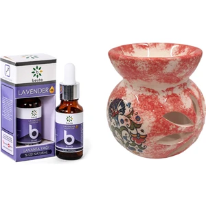 Lavanta Yağı 20 ml ve Seramik Buhurdanlık