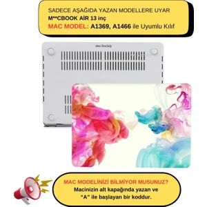 Macbook Air Kılıf 13 inç Paint01NL (Eski USB'li Model 2010-2017) A1369 A1466 ile Uyumlu