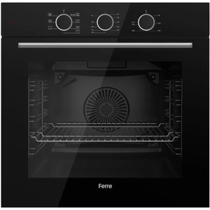 QXE62CS Fryart Basıc Siyah Ankastre Fırın (0+7 Konum)