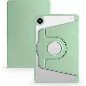 Case 4u Galaxy Tab A9 Plus Kılıf Termik Kalem Bölmeli Dönebilen Standlı Kılıf Açık Yeşil
