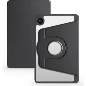 Case 4u Galaxy Tab A9 Plus Kılıf Termik Kalem Bölmeli Dönebilen Standlı Kılıf Siyah