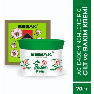 Acı Badem Nemlendirici Cilt ve Bakım Kremi Kavanoz 70 ml