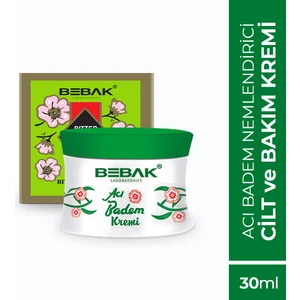 Acı Badem Kremi Kavanoz 30 ml