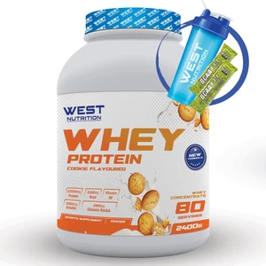 West Nutrition Whey Protein Tozu Kurabiye Aroma 2400 gr 80 Servis