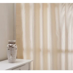 1. Kalite Saten Güneşlik Perde Krem