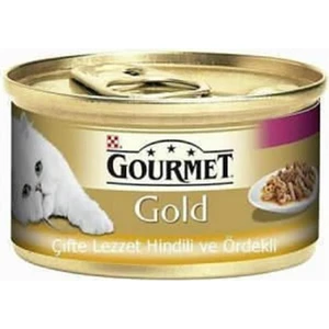 Purna Gourmet Gold Hindili Ördekli Kedi Konservesi 85 Gr