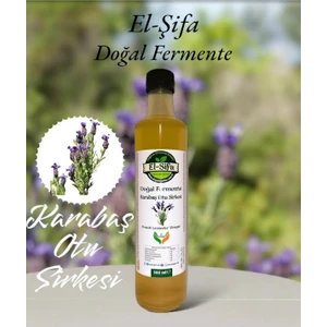 Doğal Fermante Karabaş Otu Sirkesi (French Lavender Vinegar) 500 ml Cam Şişe