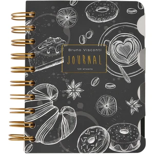 Bruno Visconti Spiralli Defter A5, 4 Ayraçlı, 30 Yap. Çizgili, 30 Yap. Çizgili, 30 Yap. Noktalı, 30 Yap. Düz