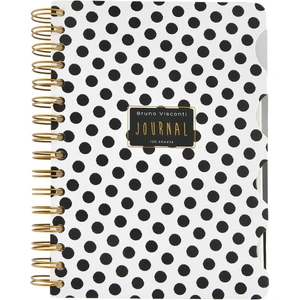 Bruno Visconti Spiralli Defter A5, 4 Ayraçlı, 30 Yap. Çizgili, 30 Yap. Çizgili, 30 Yap. Noktalı, 30 Yap. Düz