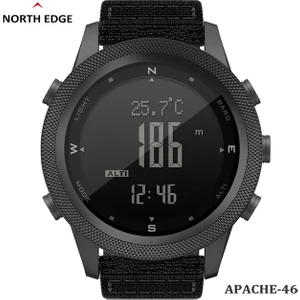 Bir Spor Kuzey Kenar AP46 Erkekler Dijital Saat Spor Saatler Su Geçirmez 50 M Altimetre Barometre Pusula Dünya Saati Kol Saati (Yurt Dışından)