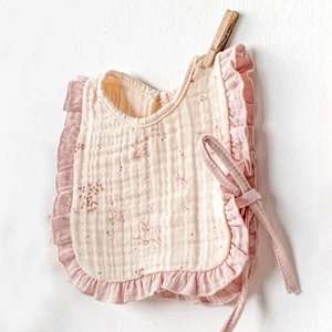Kız Bebek Önlük Bibs Pretty Flowers AC24688