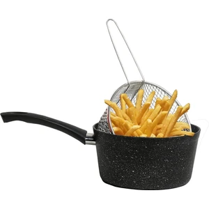 Bersa Chef Melda Granit Kızartma Tavası 20CM Patates Kızartma Fritöz Telli