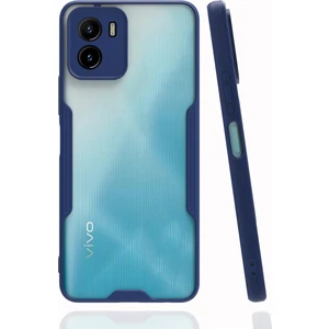 Vivo Y15S Kılıf Platin Silikon - Lacivert 300099