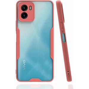 Vivo Y15S Kılıf Platin Silikon - Pembe 300099