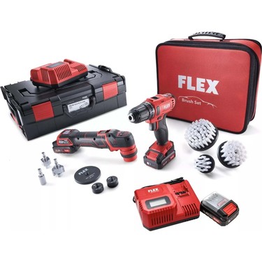 Flex Pasta Cila Vidalama ve Temizlik Fırça Seti - PXE80 Mini Fiyatı