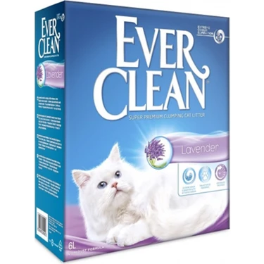 ‎Ever Clean Ever Clean Lavanta Kokulu Topaklaşan Kedi Kumu 10 lt İnce Taneli 1 kg Miktarda Güçlü