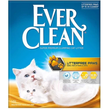 ‎Ever Clean Ever Clean 10lt Topaklanan Kedi Kumu Aloe Vera Kokulu Patilere Yapışmayan