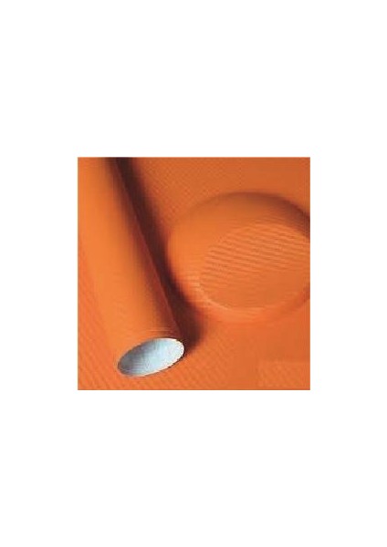 Turuncu Karbon Folyo Havakanallı 152 cm x 1 mt