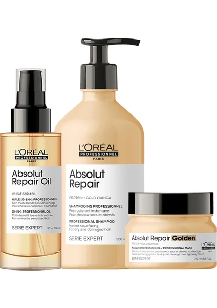 L'Oréal Professionnel Serie Expert Absolut Repair Yıpranmış Saçlar İçin Onarıcı Set