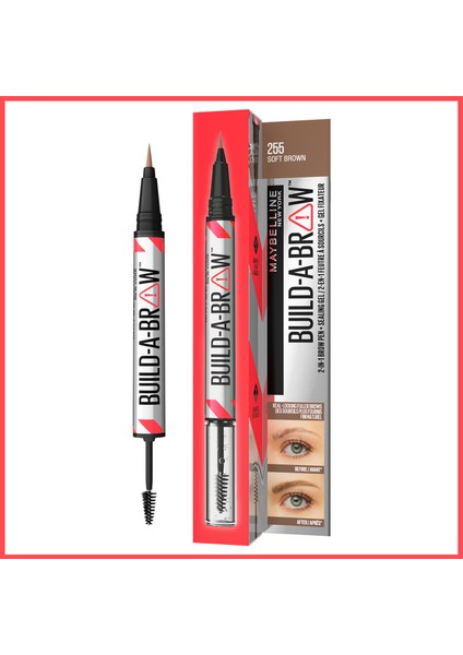 Build A Brow 2in1 Kaş Kalemi ve Jeli Soft Brown