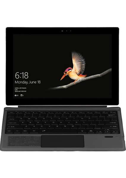 /surface Pro 7 Için Presspad'li Kablosuz Klavye, Ultra Ince 7 Renkli Arkadan Aydınlatmalı Bluetooth Kablosuz Klavye (Yurt Dışından)