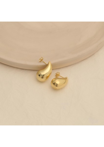 925 Ayar Gümüş Bottega Italyan Gözyaşı Damlası Küpe fırsatları