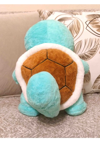 Squirtle 50CM Tüylü Büyük Boy Pokemon Peluş Oyuncak Figür