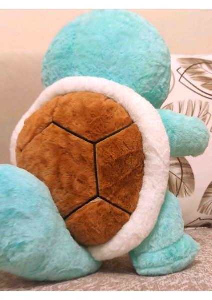 Squirtle 50CM Tüylü Büyük Boy Pokemon Peluş Oyuncak Figür