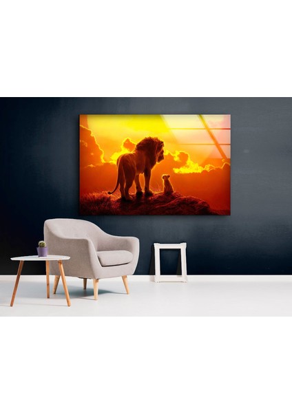 Vahşi Yaşam Temperli Cam Duvar Tablosu modelleri