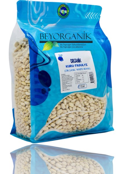 ORGANİK Kuru Fasulye Çalı 2,5 kg (PESTİSİT VE AFLATOKSİN ANALİZLİ)