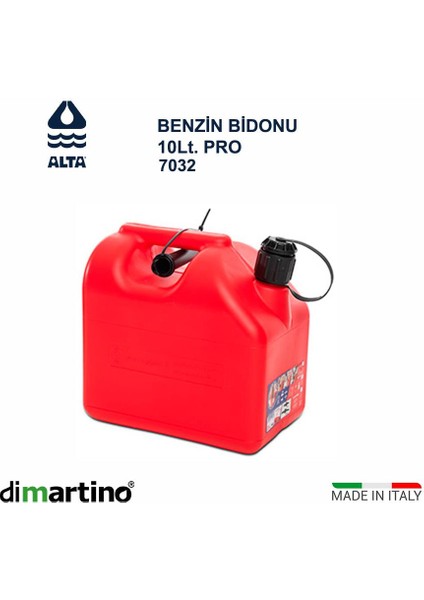 Di Martino Dimartino Pro Benzin ve Yağ Bidonu 10 Lt 7032