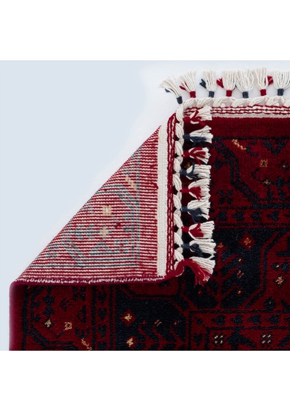 Beyoğlu 959 Kırmızı Salon Halısı Yağcı Bedir Desenli Nostalji Halı Afgan El Halısı Tensel Uşak Halısı fırsatları