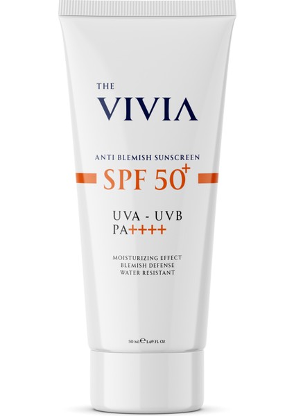 Leke Karşıtı Yüksek Koruyucu Yüz Güneş Kremi Tüm Cilt Tipleri SPF 50+ 50 ml