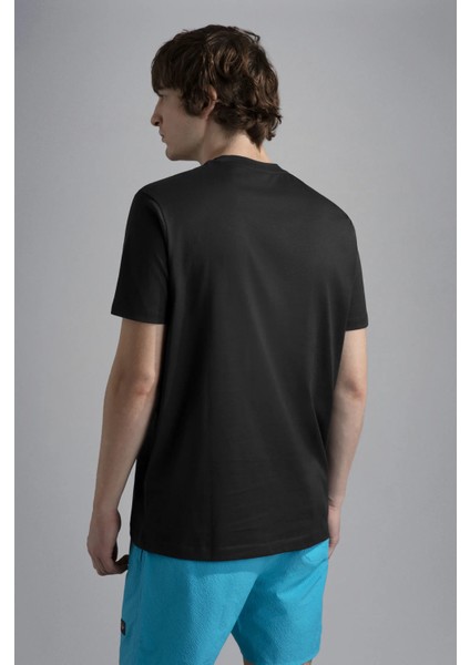 Erkek Pamuklu Kısa Kollu Yuvarlak Yaka Siyah T-Shirt 24411088-011 fiyatları