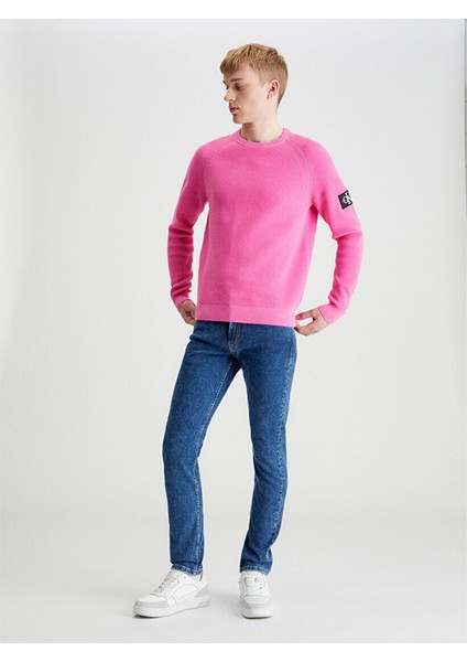 Erkek Pamuklu Normal Bel 5 Cepli Düğmeli Mavi Jeans J30J324194-1BJ fiyatları