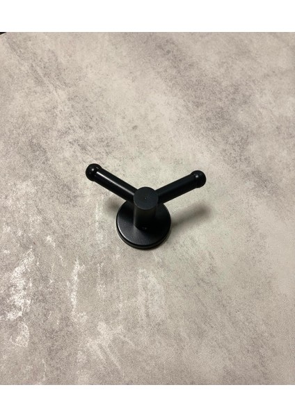 Paslanmaz Lüx Mat Siyah Ikili Bornozluk Havlu Askılığı fiyatları