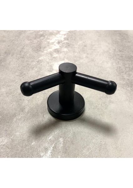 Paslanmaz Lüx Mat Siyah Ikili Bornozluk Havlu Askılığı modelleri