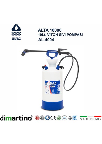 Dimartino Alta 10000 Fpm Vıton Sıvı Pompası 10LT. fiyatları
