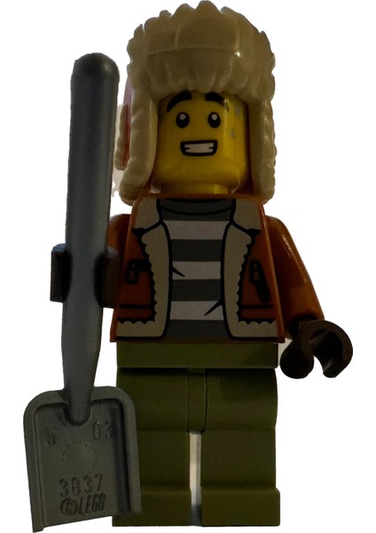 Orjinal LEGO Minifigür Kürekli Adam