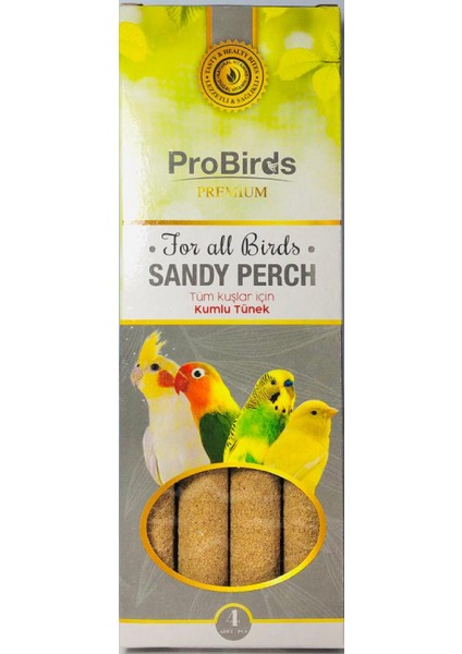 Probirds Kumlu Tünek 4'lü